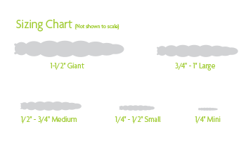 Mealworm Size Chart